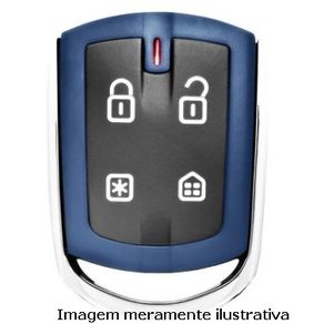 Controle Alarme Positron Linha 300 Pxn54 Azul Substituido P
