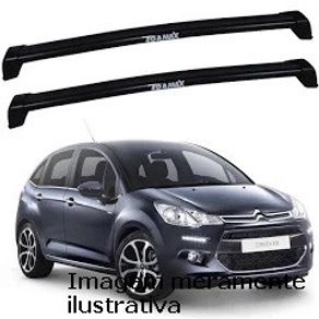 Rack Wave Citroen C3 2015/2018 Sem Teto Zenith Prata