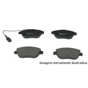 Pastilhas de Freio Dt Fiat Stilo 1.8 16V 2003/ 1.9 2001/ Bra