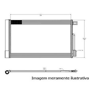 Condensador Ar Condicionado ( com Filtro ) 571X355x12 Gm Ag