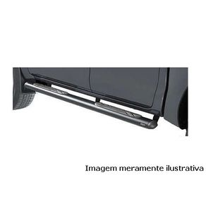 Spoiler Lat Ranger Cab Dupla /12 Oval Preto (C/ Kit Fixacao)