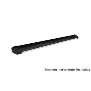 Spoiler Lat Toro  Preto Fosco Frente Cromada S/Kit