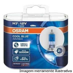 Lampada Biodo H7 Hcd Duo Cool Blue Intense (Kit) 5000K  (100 % + Luz)