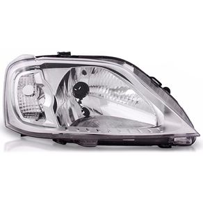 Farol Le Renault Logan H4 2007/2010 (com Regulagem Manual)