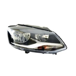 Farol Esquerdo Vw Fox 2010/2014 Foco Duplo H7 H1