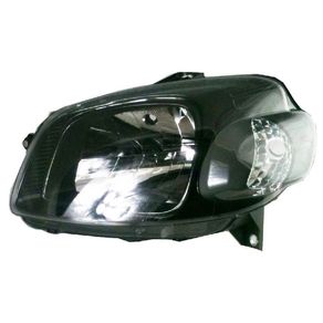 Farol Esquerdo Fiat Uno 2011/2014 Mascara Negra