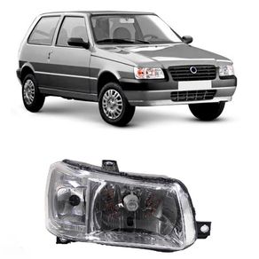 Farol Esquerdo Fiat Uno 2004/