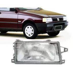 Farol Esquerdo Fiat Uno Premio 1991/ (Lente de Vidro)