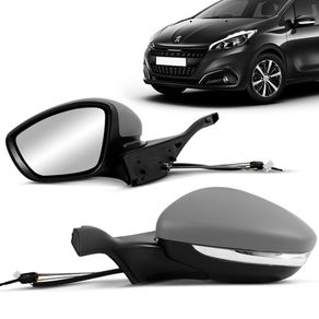 Retrovisor Externo Peugeot 208 2013/ com Controle Eletrico