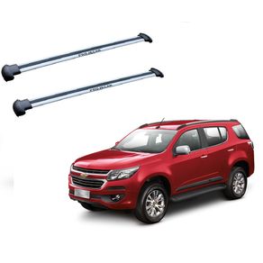 Rack P/Longarina Gm Trailblazer Larga Prata