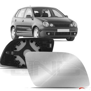 Suporte Retrovisor Vw Polo 2002/2006 com Vidro Metalizado L
