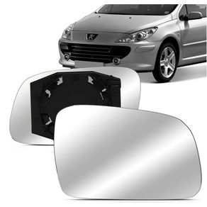 Suporte Retrovisor Peugeot 307 com Vidro Metalizado A Esquerda
