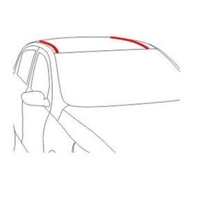 Friso Pingadeira A Esquerda Vw Gol 1995/ 2 Portas