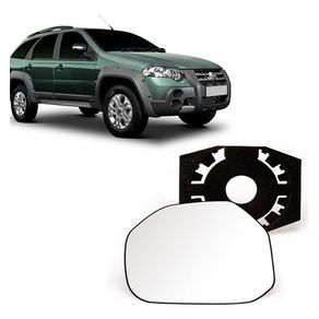 Suporte Retrovisor Fiat Palio Adventure 2009/ com Vidro A Esquerda