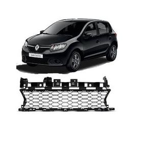 Grade Para-Choque Inferior Central Renault Sandero Logan 20