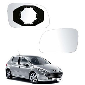 Suporte Retrovisor Peugeot 307 com Vidro Metalizado Direita