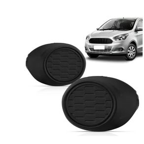 Grade Para-Choque Milha Ford Ka 2014/ Sem Furo A Esquerda