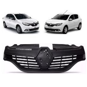 Grade Para-Choque Dianteiro Renault Sandero Logan 2015/ Sem