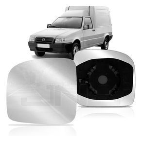 Suporte Retrovisor Fiat Fiorino 2011/2013 com Vidro Metaliz