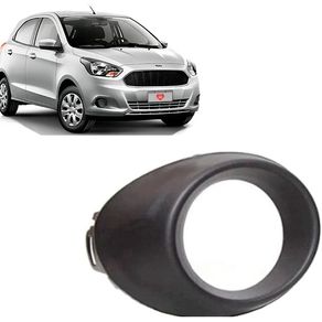 Grade Para-Choque Milha Ford Ka 2014/ com Furo A Esquerda