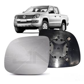 Suporte Retrovisor Vw Amarok 2010/ com Vidro Metalizado Direita