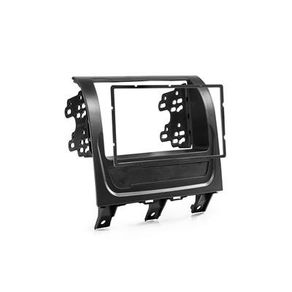 Tampa com Frente Fiat Palio Way 2014/2015 Preta 2 Din