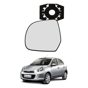 Suporte Retrovisor Nissan March 2011/ Todos com Vidro Metal