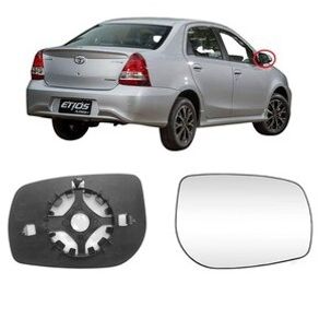 Suporte Retrovisor Toyota Etios 2014/ (Encaixe Redondo) Com
