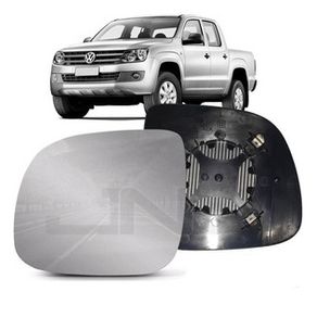 Suporte Retrovisor Vw Amarok 2010/ com Vidro Metalizado A Esquerda