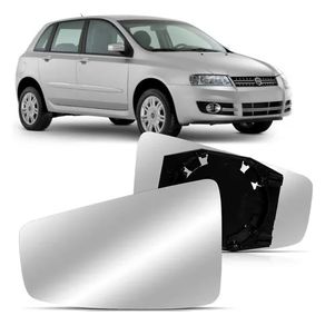 Suporte Retrovisor Fiat Stilo 2008/ com Vidro Metalizado Ld