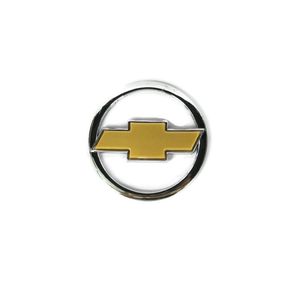 Emblema Mala Gm Celta Prisma Gravata Prata Dourada
