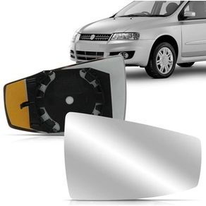 Suporte Retrovisor Fiat Stilo /2007 com Vidro Metalizado Le