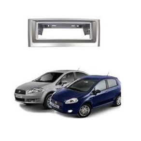 Tampa com Frente Fiat Punto Linea /2012 Prata 1 Din