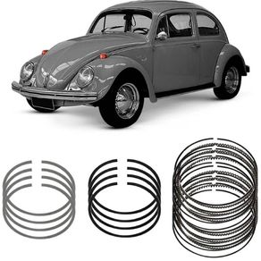 Anel Segmento Std Motor Vw Fusca 1300 Gasolina