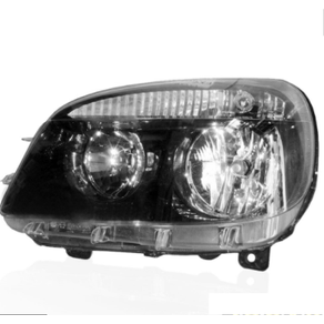 Farol Le Fiat Doblo 2010/ Moldura Preta