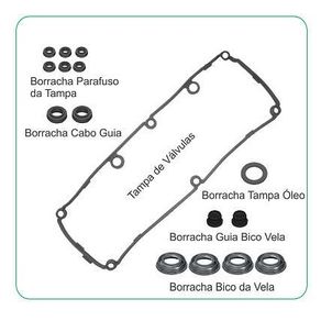 Kit Junta Tampa Válvula Motor Vw Amarok 2.0 16V 2011/