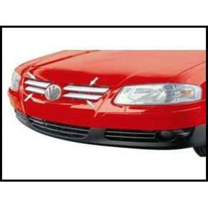 Grade Para-Choque Superior Dianteiro Vw Gol G4 Cromada Masc