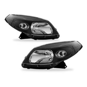 Farol Ld Renault Sandero 2007/2011 Mascara Negra