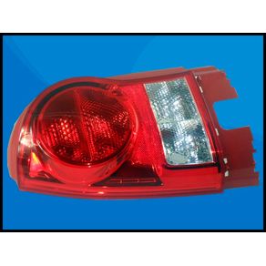 Lanterna Traseiro Vw Gol G4 2006/ Aba Vermelha Re Cristal L