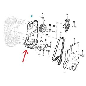 Cobertura Tampa Protecao Correia Motor Traseira Gm Astra Za