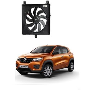 Motor Ventilador Radiador com Defletor 9 Pas Renault Kwid 1