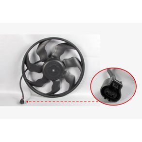 Motor Ventilador Radiador Sem Defletor com Resistencia 7 Pa