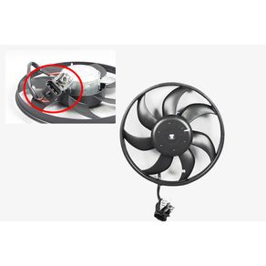 Motor Ventilador Radiador Sem Defletor Sistema Denso 7 Pas