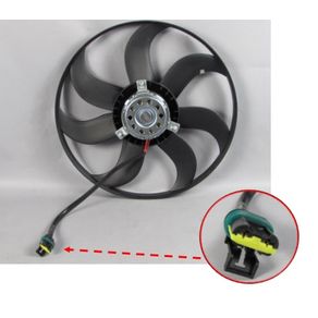 Motor Ventilador Radiador Sem Defletor 7 Pas Vw Gol Voyage