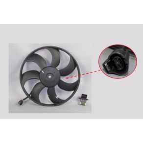 Motor Ventilador Radiador Sem Defletor com Resistencia 7 Pa