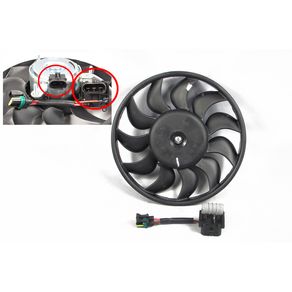 Motor Ventilador Radiador Sem Defletor com Resistencia 11 P