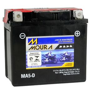 Bateria 5 Amperes Honda Biz 125 2006/2015 Cg 125 150 160 20
