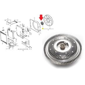 Polia Viscosa Embreagem Ventoinha Mercedes Sprinter 310 312