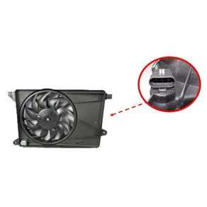 Motor Ventilador Radiador com Defletor com Resistencia 10 P