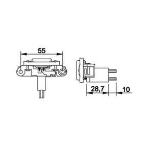 Regulador Voltagem Alternador 100 Amperes 14V Gm Corsa 1.0